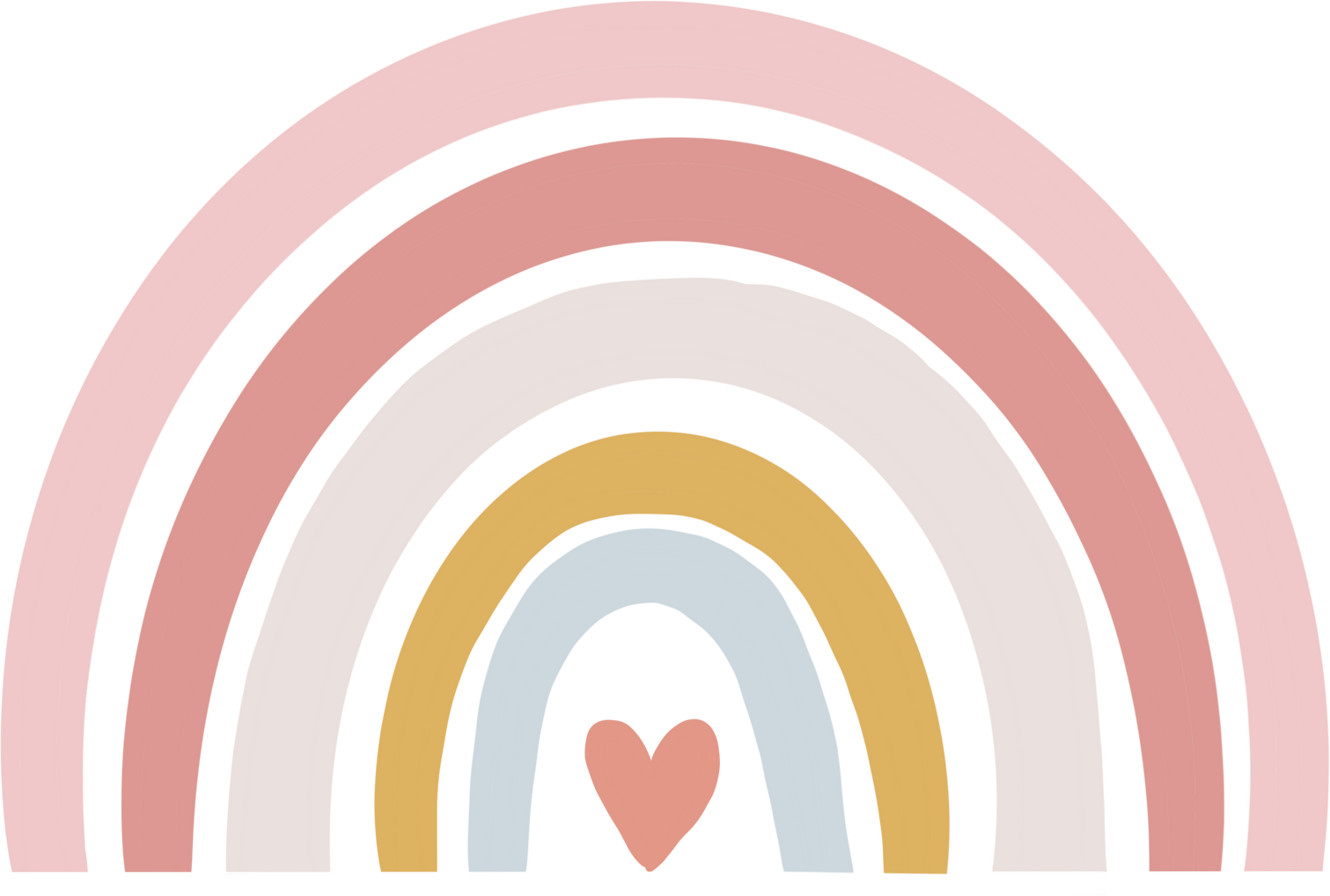 Hand-Drawn Rainbow Illustration